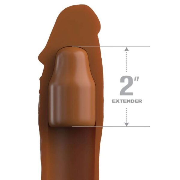 Fantasy X- Tensions – Pipedreams Sleeve 20.32 Cm + 5.00 Cm Inch Plug Caramel - Imagen 2