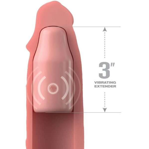 Fantasy X- Tensions – Pipedreams Sleeve 22.86 Cm + 7.62 Cm Plug Remote Skin - Imagen 2