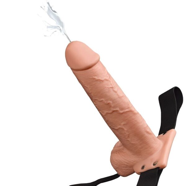 Fetish Fantasy 9  Arnés Con Pene Realistico Eyaculador  22.9cm