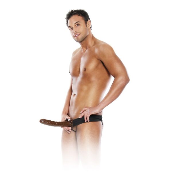 Fetish Fantasy Arnes Hueco Ajustable Chocolate 22 Cm - Imagen 2