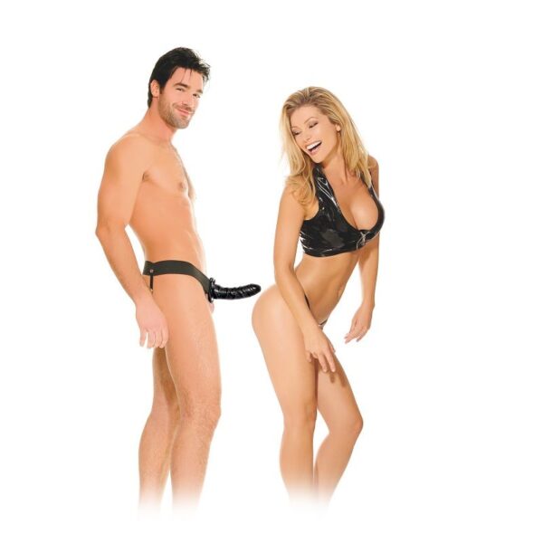 Fetish Fantasy Arnes Hueco Ajustable Negro 15 Cm - Imagen 2