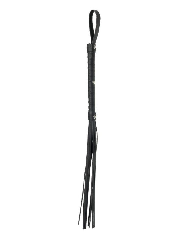 Fetish Fantasy Limited Edition – Latigo Azotador Piel Negro - Imagen 2