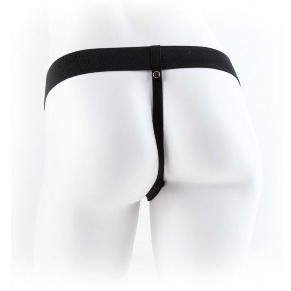 Fetish Fantasy Series 9″ Arnes Con Testiculos Hueco Man 22.9 Cm Marron
