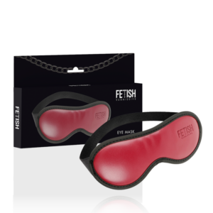 Fetish Submissive Dark Room – Antifaz Cuero Vegano Con Forro DE Neopreno