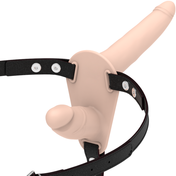 Fetish Submissive Harness – Doble Penetración Flesh - Imagen 2