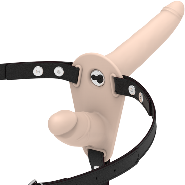 Fetish Submissive Harness – Doble Penetración Vibrador Flesh Up - Imagen 2