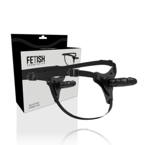 Fetish Submissive Harness – Silicona Negro Realistic 15 Cm