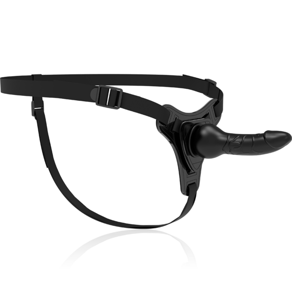 Fetish Submissive Harness – Silicona Negro Realistic 16 Cm - Imagen 2