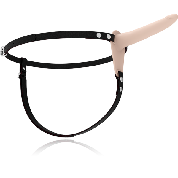 Fetish Submissive Harness – Vibrador Silicona Flesh 15 Cm - Imagen 2