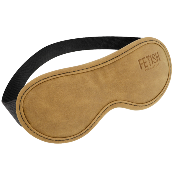 Fetish Submissive Origen – Antifaz Cuero Vegano Con Forro DE Neopreno - Imagen 2