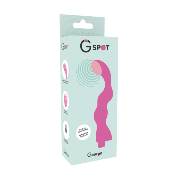 G-spot- George Vibrador Punto G Rosa Chicle - Imagen 2