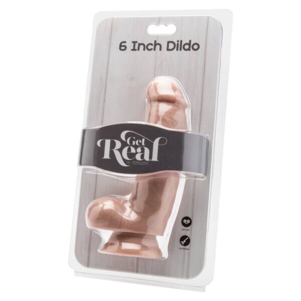 Get Real – Dildo 12 Cm Con Testiculos Natural - Imagen 2