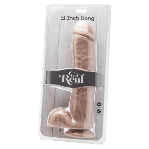 Get Real – Dildo 28 Cm Con Testiculos Natural - Imagen 2