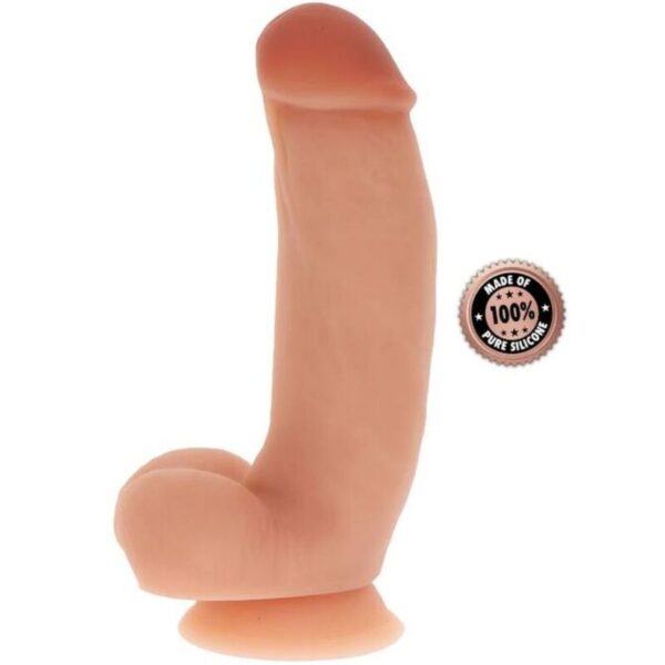 Get Real – Dildo Silicona 18 Cm Con Testiculos Natural