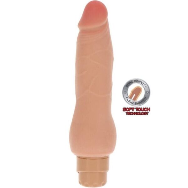 Get Real – Dual Density Smooth Vibrador Natural