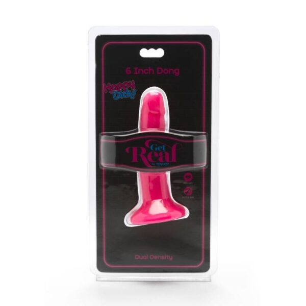Get Real – Happy Dicks Dong 12 Cm Rosa - Imagen 2
