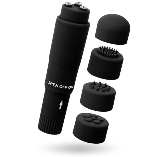 Glossy – Pocket  Kurt Masajeador Negro - Imagen 2