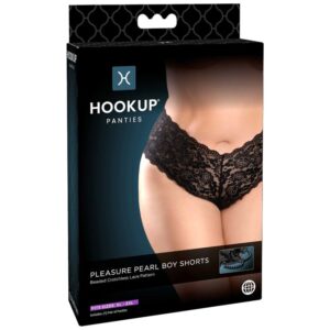 Hook Up Panties – Pleasure Pearl Panty Boy Shorts Xl-2xl