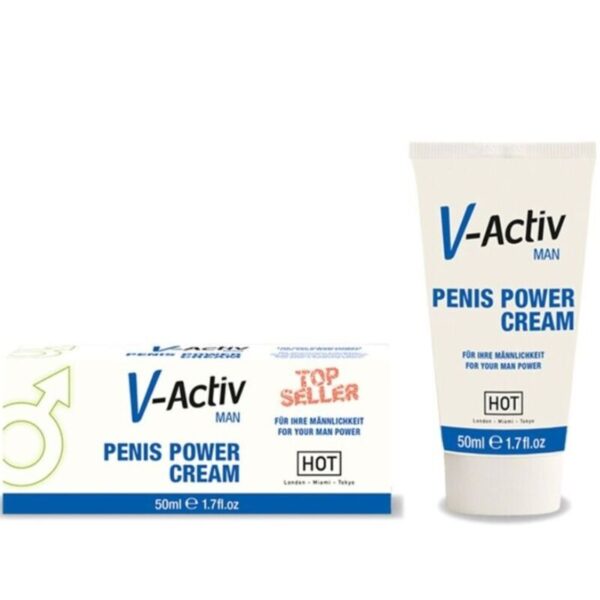 Hot – V-activ Crema Potenciadora Hombre 50ml