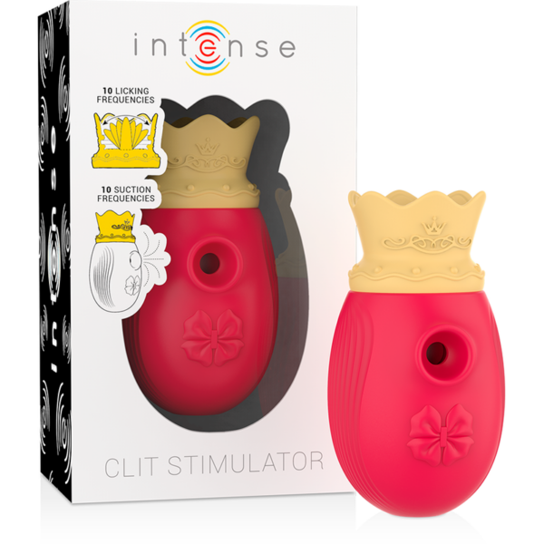 Intense Estimulador Clitoris 10 Modos DE Succión Y Licking – Rojo - Imagen 2