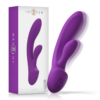 Intense – Luigi Vibrador Rabbit Silicona Liquida Morado - Imagen 2