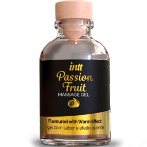 Intt – Gel DE Masaje Sabor a Fruta DE LA Pasión Efecto Calor