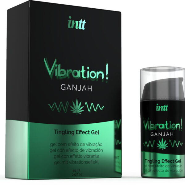 Intt – Potente Estimulante  Íntimo Gel Vibrador Liquido Cannabis 15ml - Imagen 2