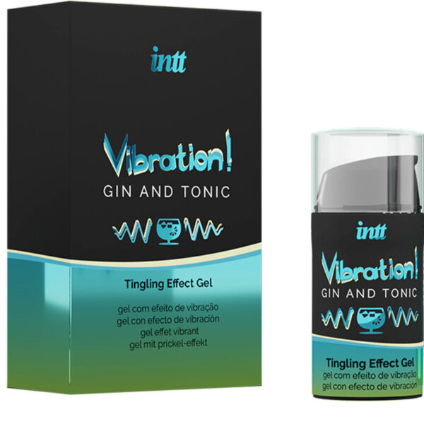 Intt – Potente Estimulante  Íntimo Gel Vibrador Liquido Gin & Tonic 15ml - Imagen 2