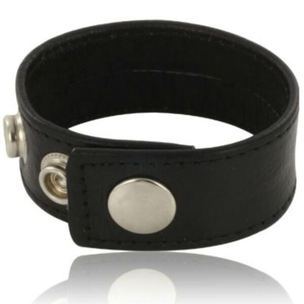 Leather Body Correa Cuero Ajustable  Para Pene Negro