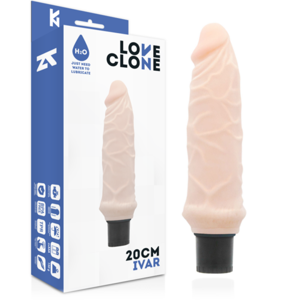 Loveclone Ivar Self Lubrication Vibrador 20cm - Imagen 2