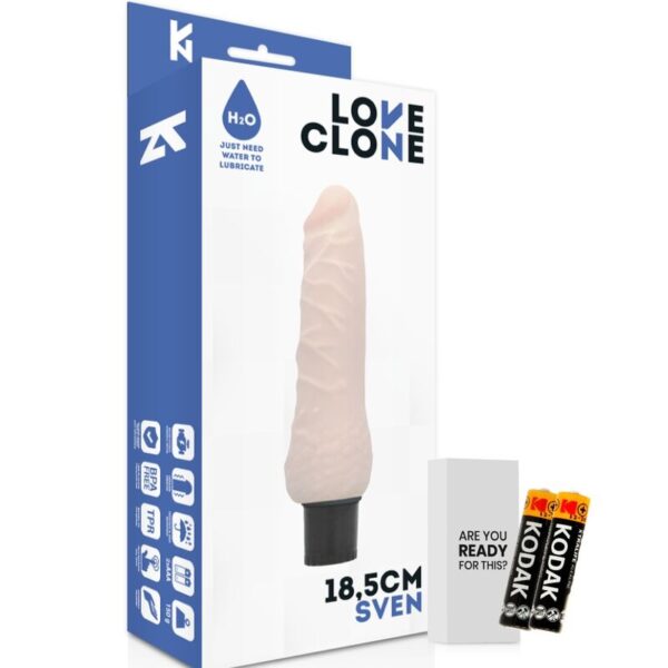Loveclone Sven Self Lubrication Vibrador 18.5cm - Imagen 2