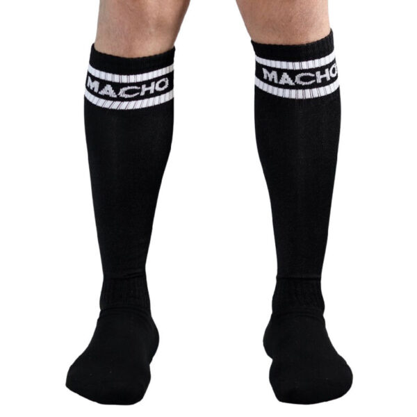 Macho – Calcetines Largos Talla Unica Negro