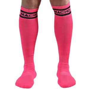 Macho – Calcetines Largos Talla Unica Rosa