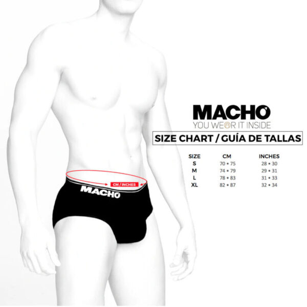 Macho – Mx24an Slip Amarillo Xl - Imagen 2