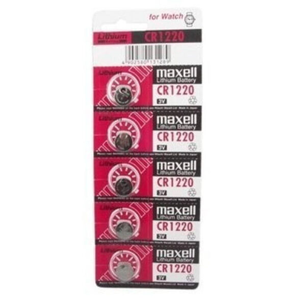 Maxell Pila Boton Litio Cr1220 3v Blister*5