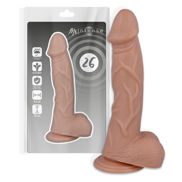 Mr Intense – 26 Pene Realistico 22cm -o- 4.4 Cm - Imagen 2