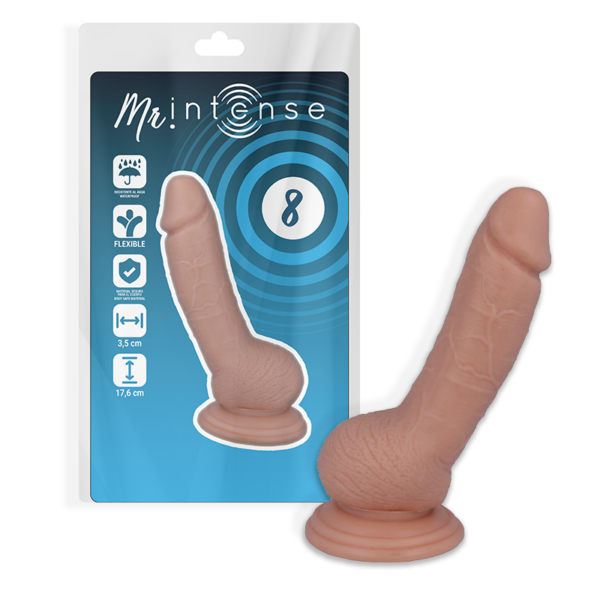 Mr Intense – 8 Pene Realistico 17.6 -o- 3.5cm - Imagen 2
