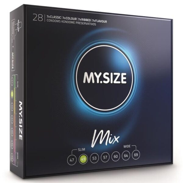 My Size Mix Preservativos 49 Mm 28 Unidades