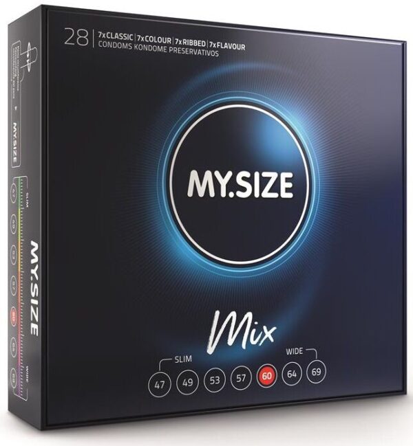 My Size Mix Preservativos 60 Mm 28 Unidades