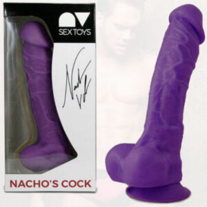 Nacho Vidal – Réplica Pene Nacho Vidal Articulada 24cm Lila