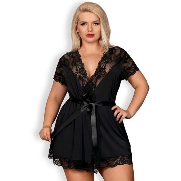 Obsessive – 810-pei-1 Peignoir Xxl