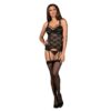 Obsessive – Cor-1 Corsé Y Tanga Negro S/m
