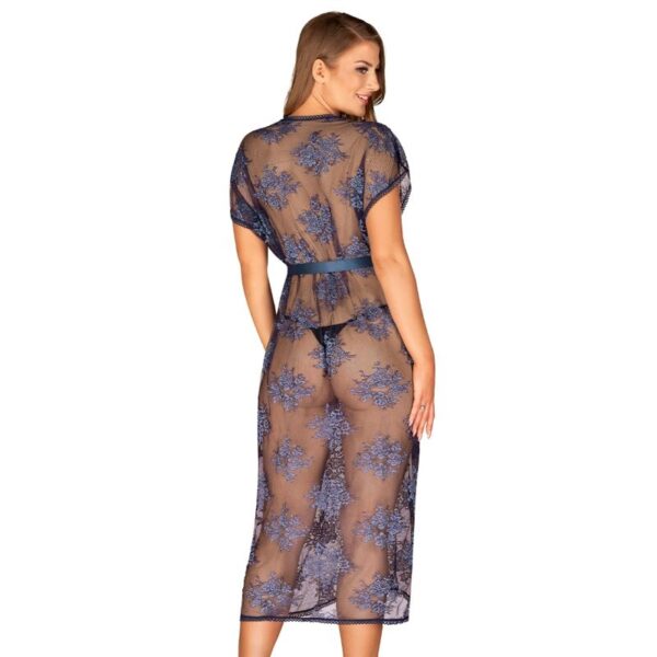 Obsessive – Flowlace Peignoir S/m - Imagen 2