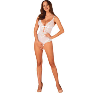 Obsessive – Heavenlly Crotchless Teddy Xl/xxl