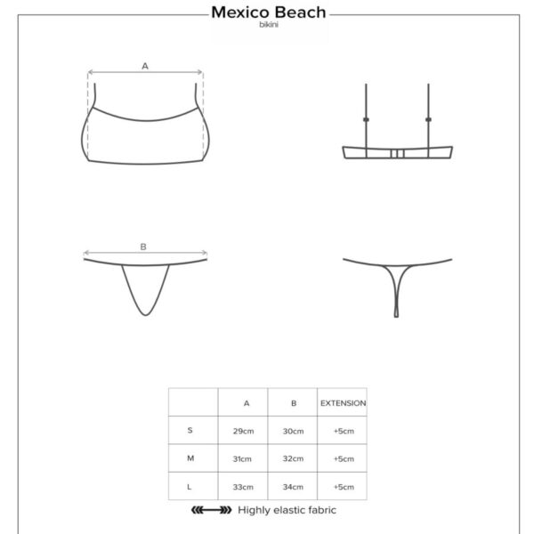 Obsessive – Mexico Beach Bikini Verde S - Imagen 2