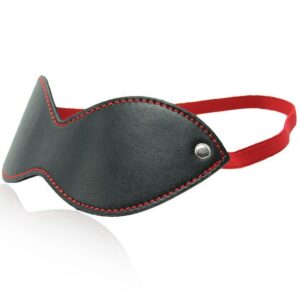 Ohmama Fetish – Antifaz Con Corchetes Negro-rojo