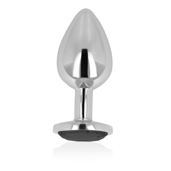 Ohmama – Plug Anal Con Cristal Negro 8 Cm