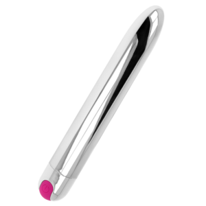 Ohmama – Vibrador Silver Recargable 10 Modos 18.5 Cm