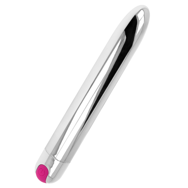 Ohmama – Vibrador Silver Recargable 10 Modos 18.5 Cm