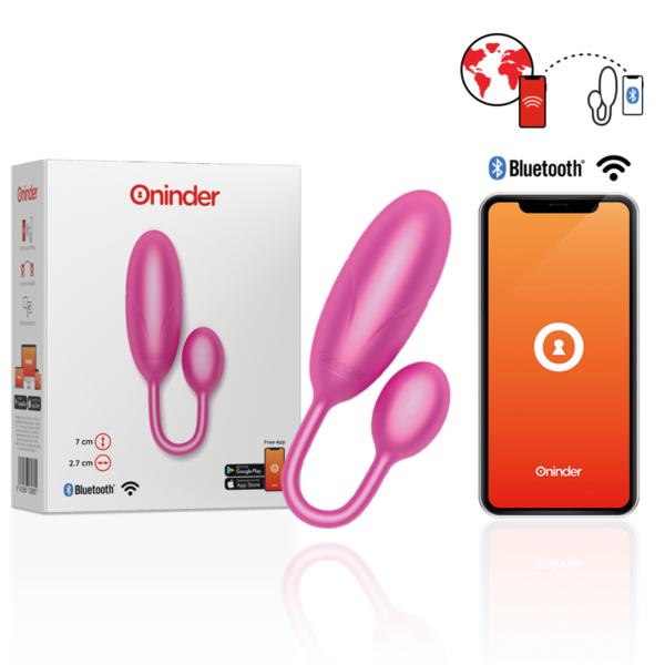 Oninder – Denver Huevo Vibrador Rosa 7 X 2.7 Cm – App Gratuita - Imagen 2